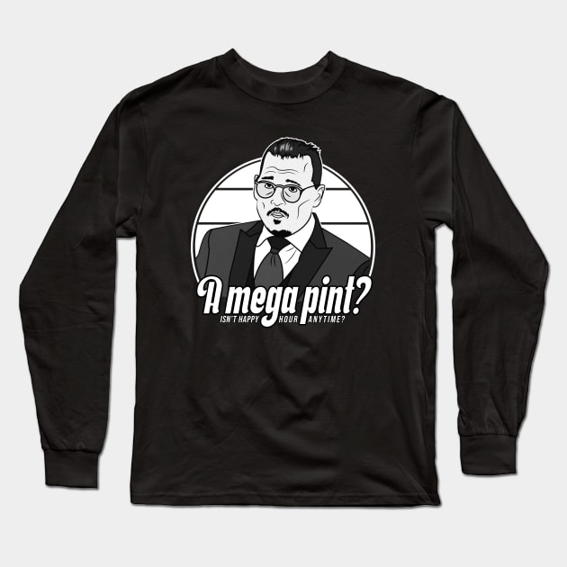 A mega pint? Long Sleeve T-Shirt by ActiveNerd